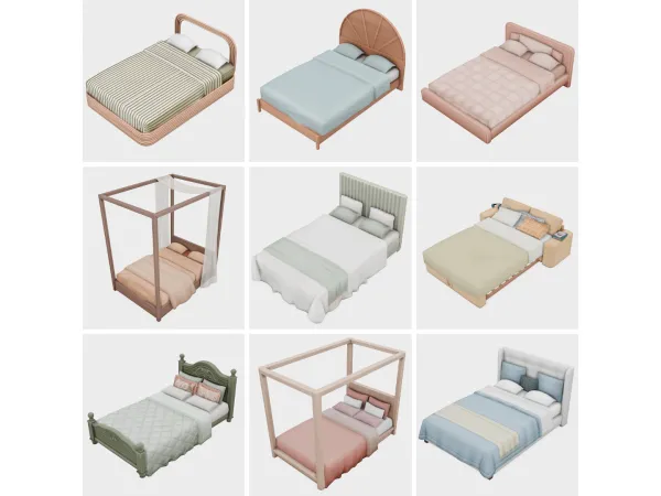 Maxis Match my favorite bed's part 2 sims 4 finds by boujeesimss - The Sims 4 Custom Content