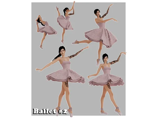 Mix Ballet 2 by Meow_creator - The Sims 4 Custom Content
