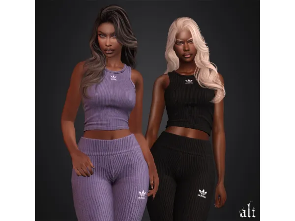 Alpha ADIDAS set by ali_s4cc - The Sims 4 Custom Content