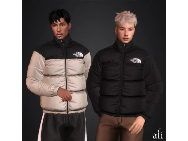 The North Face Jacket(M) by Ali - The Sims 4 custom content