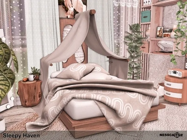 Alpha Sleepy Haven by nesscasims - The Sims 4 Custom Content