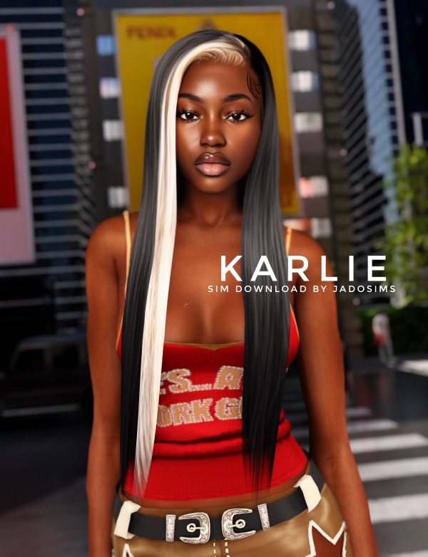 Alpha Karlie ♡ (Sim Download) by shopwithflynnn - The Sims 4 custom content
