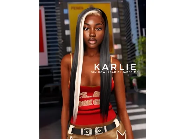 Alpha Karlie u2661 (Sim Download) - The Sims 4 custom content