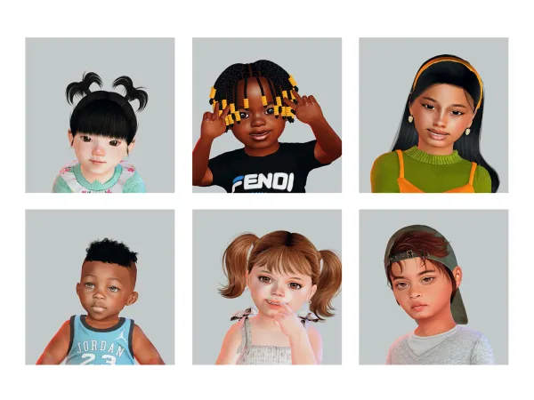 Alpha Sim Dump 51 Infants toddlers and children by DepressedSimmer - The Sims 4 Custom Content