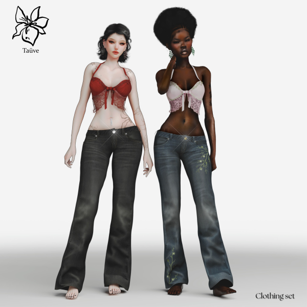 Alpha DÍA DE ENERO CLOTHING SET by simsfinds - The Sims 4 Custom Content