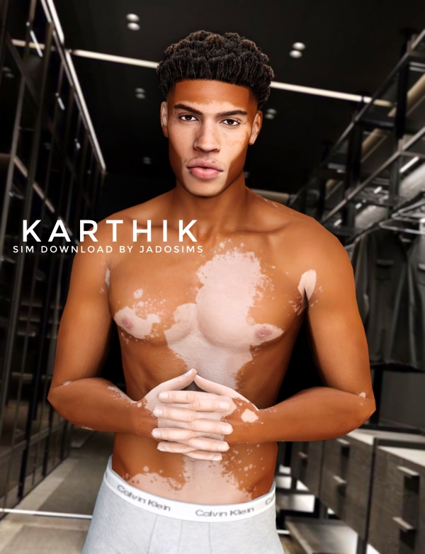 Alpha Karthik ♡ (Sim Download) by shopwithflynnn - The Sims 4 custom content