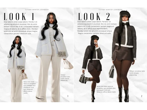 Alpha Tiffanys Winter Lookbook Part 1 by simsfinds - The Sims 4 Custom Content