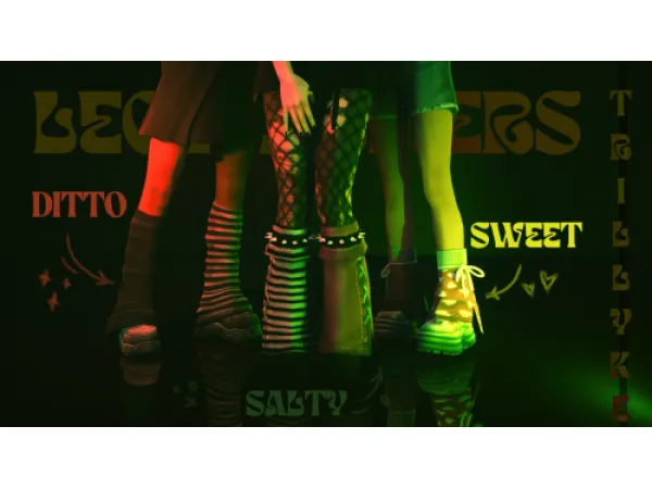 Trillyke Legwarmers by qertyv - The Sims 3 Custom Content