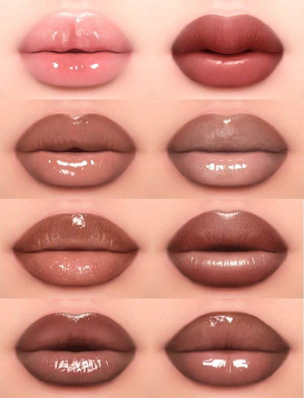 Alpha GLOSS COLLECTION by simsfinds - The Sims 4 Custom Content