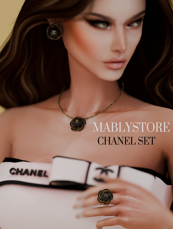 Alpha CHANEL SET by simsfinds - The Sims 4 Custom Content