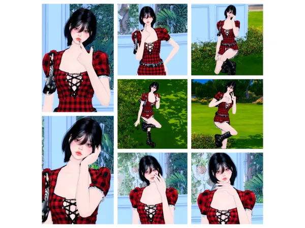 Mix Betty Posepack 4 by Soulmate_sims - The Sims 4 Custom Content