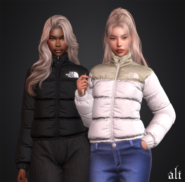 Alpha THE NORTH FACE jacket by simsfinds - The Sims 4 Custom Content