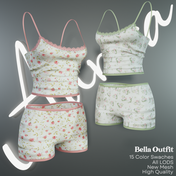 Alpha AU_Bella Outfit by aurorats4 - The Sims 4 Custom Content