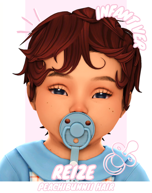 Maxis Match Baby Reize Hair by simsfinds - The Sims 4 Custom Content