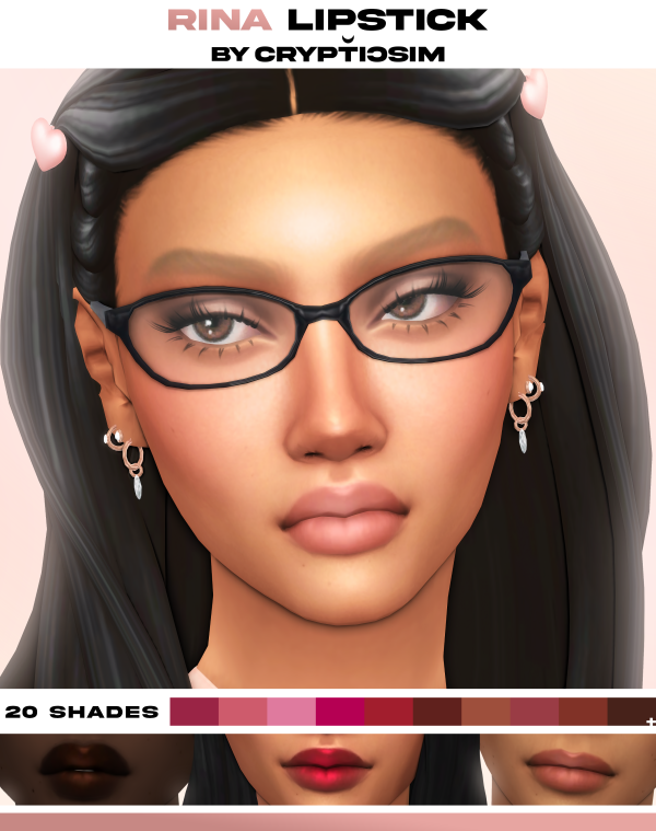 Maxis Match rina lipstick by simsfinds - The Sims 4 Custom Content