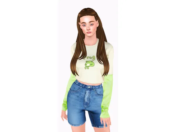 Simstrouble Bellaflore Hairstyle (3 versions) 4t3 by simikka - The Sims 3 Custom Content