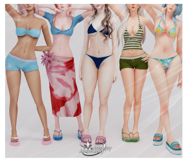 Alpha Vacation Time Summer Collection by ohmybunnny2 - The Sims 4 Custom Content