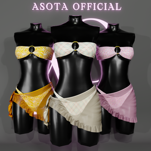 Alpha [ASOTA OFFICIAL] Natasha Bikini by asotaofficial - The Sims 4 Custom Content