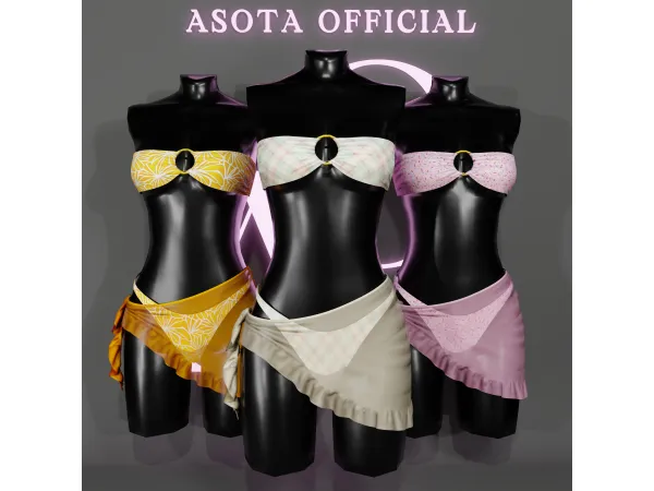 Alpha [ASOTA OFFICIAL] Natasha Bikini - The Sims 4 Custom Content