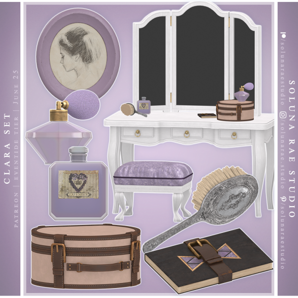 Alpha SolunaRae Clara Set by solunarae - The Sims 4 Custom Content