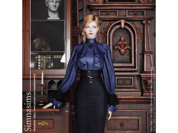 Gothic dress by simnasimsworld