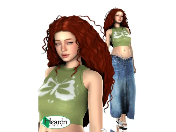 Maxis Match Nellie Berger by Heardri - The Sims 4 Custom Content