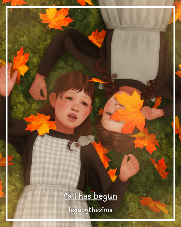 Mix fall has begun poses by simsfinds - The Sims 4 Custom Content