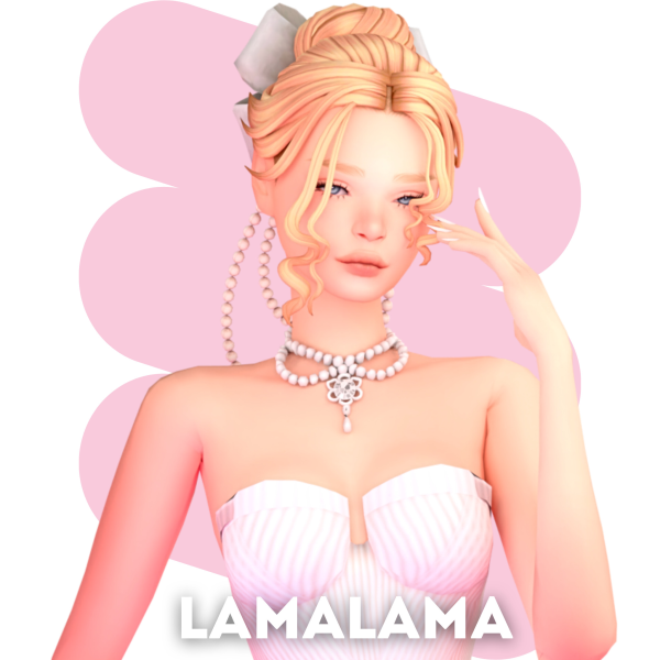 Maxis Match Hair Lois by lama_lama - The Sims 4 Custom Content