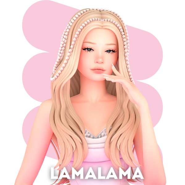 Maxis Match Hair Lynsay by lama_lama - The Sims 4 Custom Content