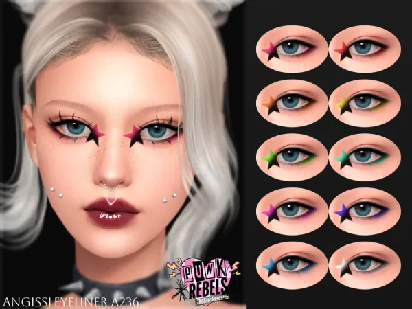 Mix Eyeliner A236 by thesimsresource - The Sims 4 Custom Content