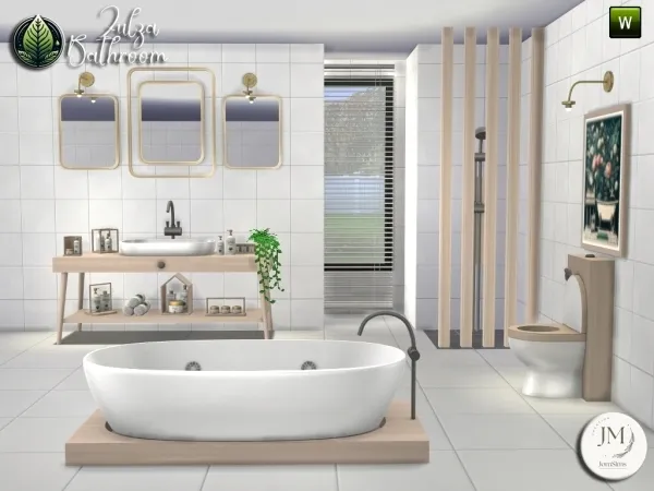 Maxis Match Zulza bathroom1 - The Sims 4 Custom Content