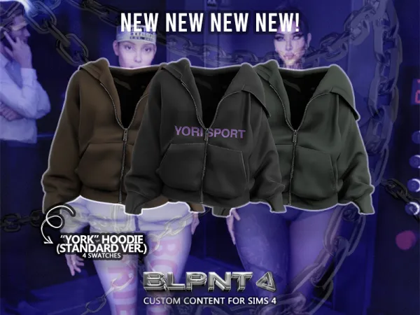 "YORK" Hoodie (Standard Version)