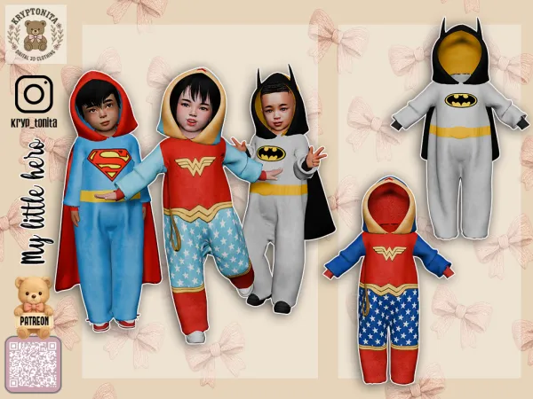 Mix My little hero by kryptonita - The Sims 4 Custom Content