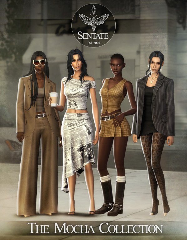 Maxis Match The Mocha Collection by simsfinds - The Sims 4 Custom Content
