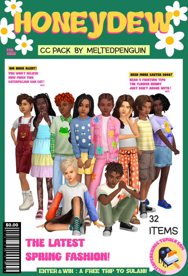 Maxis Match HONEYDEW by simsfinds - The Sims 4 Custom Content