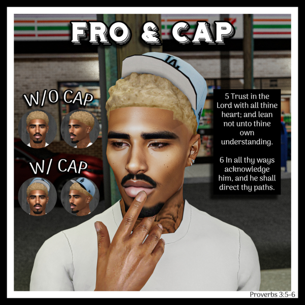 Alpha FRO CAP by simsfinds - The Sims 4 Custom Content
