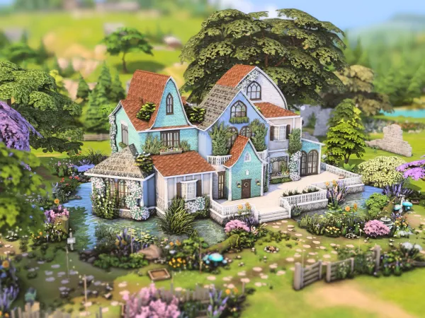 Maxis Match Nature Dream House - The Sims 4 Custom Content