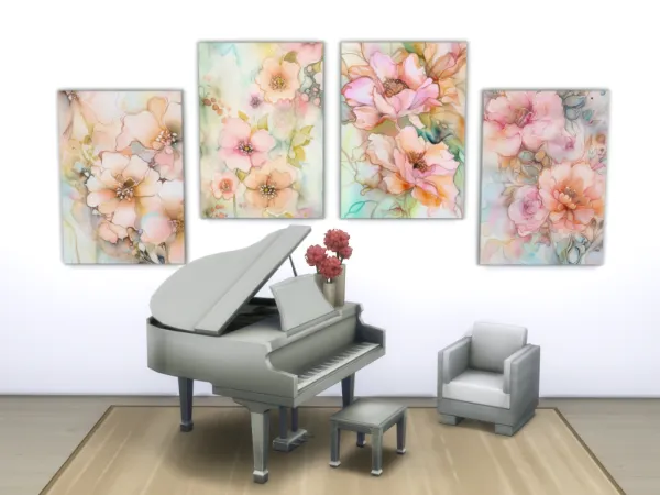 Maxis Match Spring Blooms Part 03 Vibrant Garden Symphony Collection - The Sims 4 Custom Content