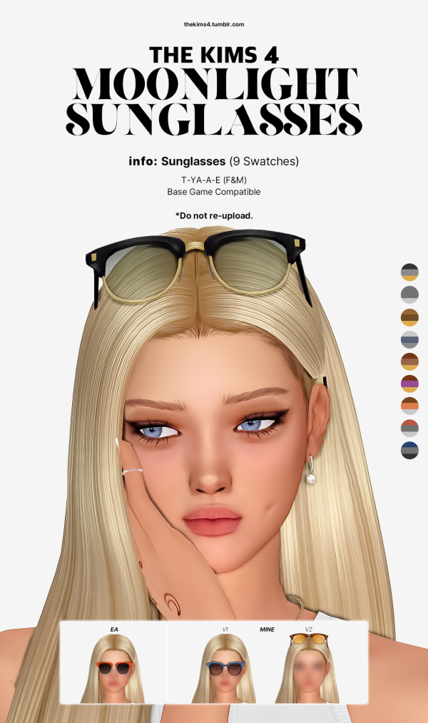Maxis Match Moonlight Sunglasses by simsfinds - The Sims 4 Custom Content