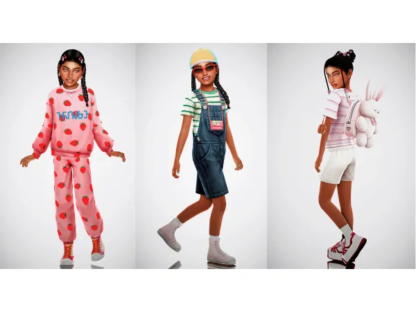 Maxis Match Olympias Colorful Lookbook by simsfinds - The Sims 4 Custom Content