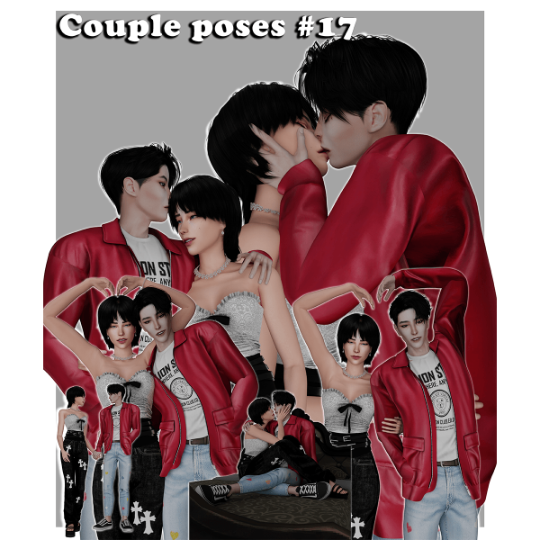 Mix Couple poses 17 by simmer_creator - The Sims 4 Custom Content