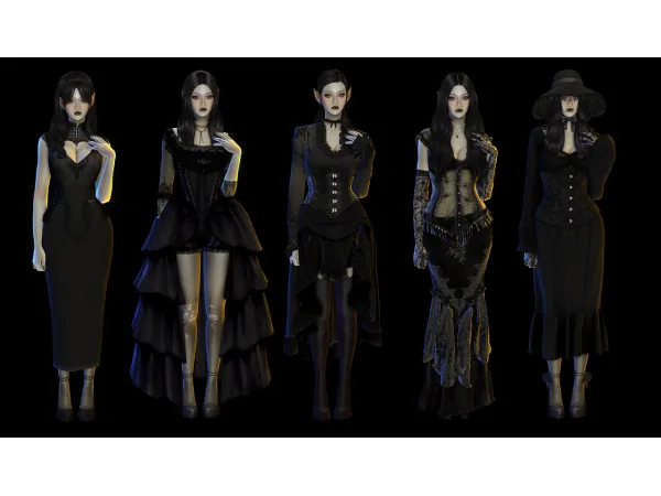 Maxis Match Caludias Vampy Fits by simsfinds - The Sims 4 Custom Content