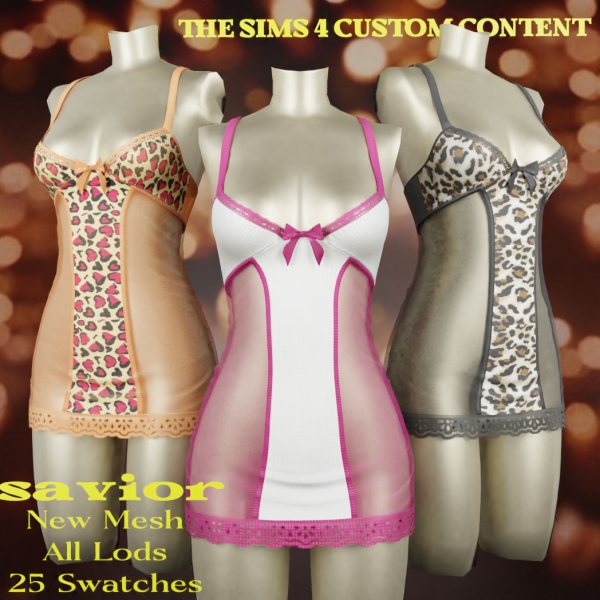 Alpha Svr_Sovy Dress Less by saviorts4 - The Sims 4 Custom Content