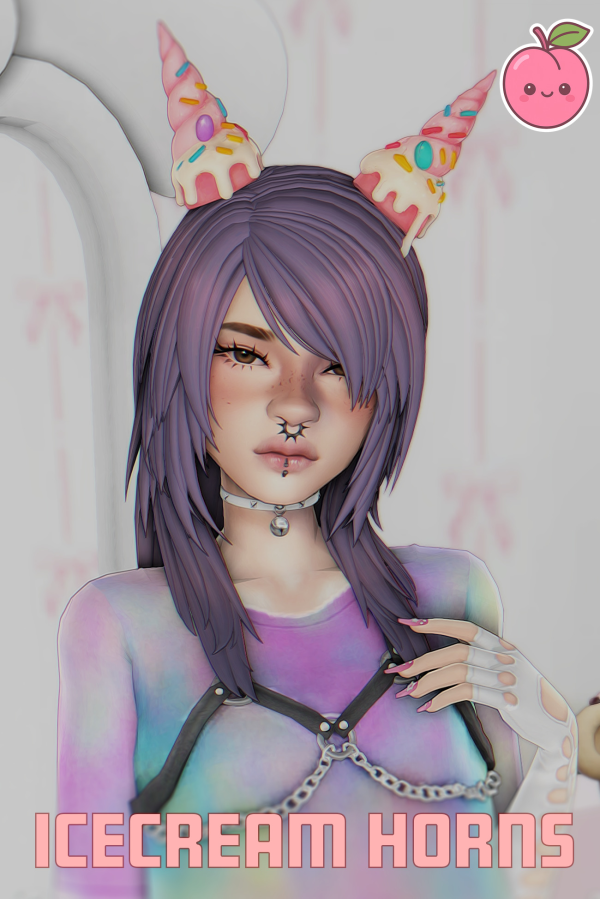 Maxis Match Icecream Horns by simsfinds - The Sims 4 Custom Content