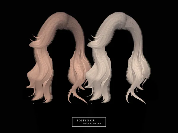 Alpha Foley Hair - The Sims 4 Custom Content