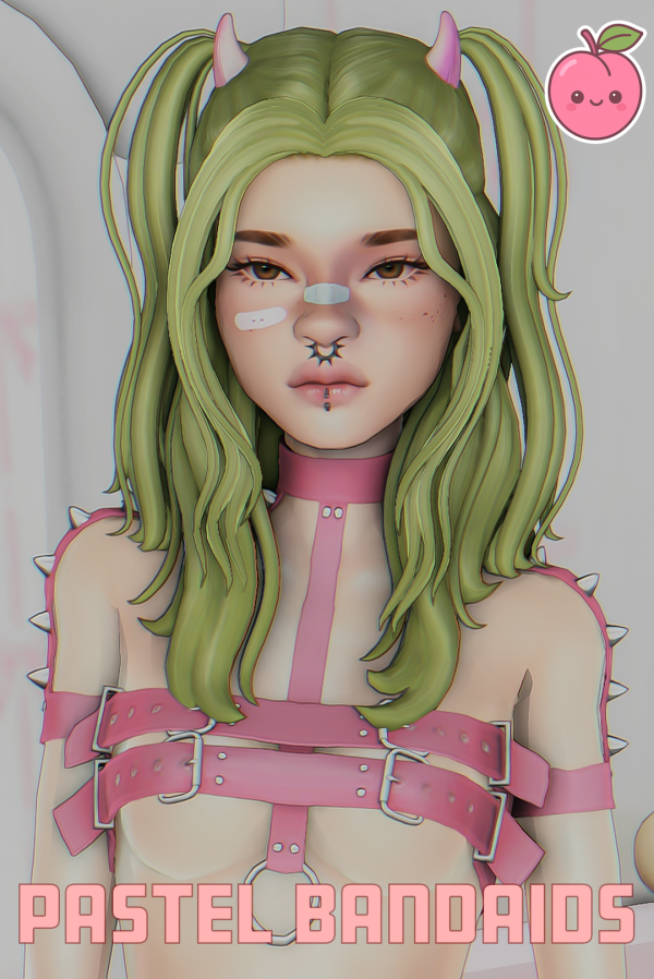 Maxis Match Pastel Bandaids by simsfinds - The Sims 4 Custom Content