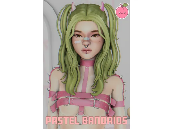 Maxis Match Pastel Bandaids by Plumii - The Sims 4 Custom Content