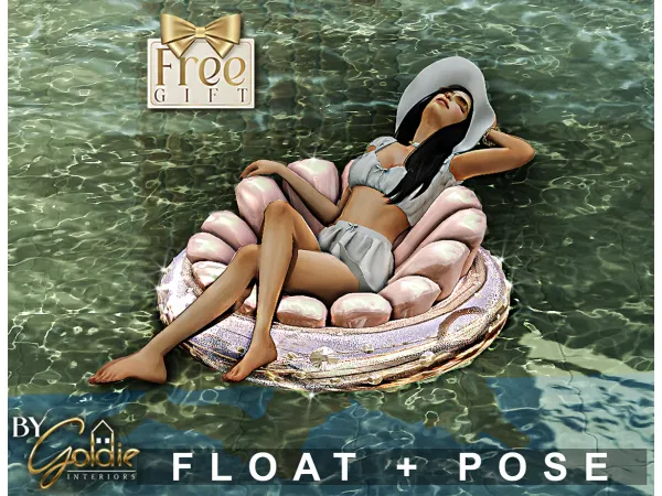 Alpha Circle deco float Pose - The Sims 4 Custom Content