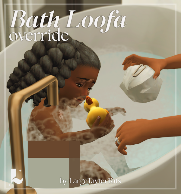 Mix Bath Loofa Override by simsfinds - The Sims 4 Custom Content