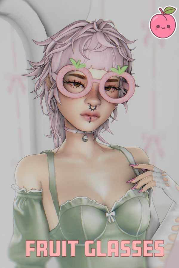 Maxis Match Fruit Glasses by simsfinds - The Sims 4 Custom Content